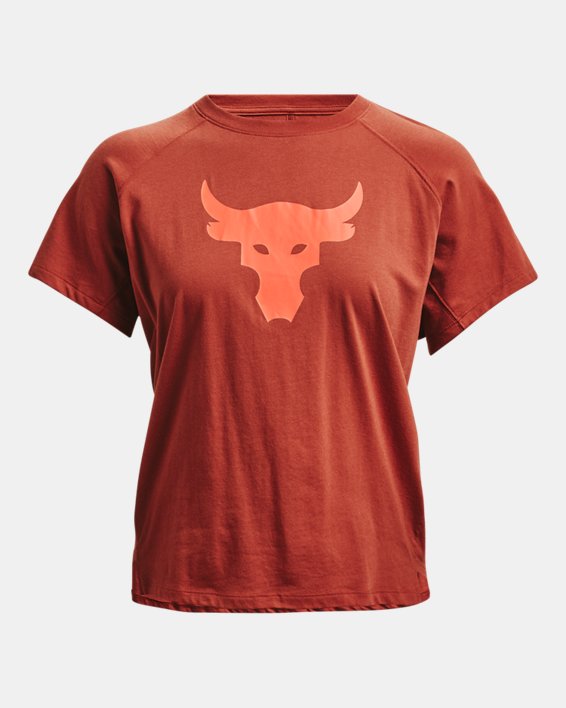 Camiseta de manga corta Project Rock Bull para mujer, Red, pdpMainDesktop image number 4